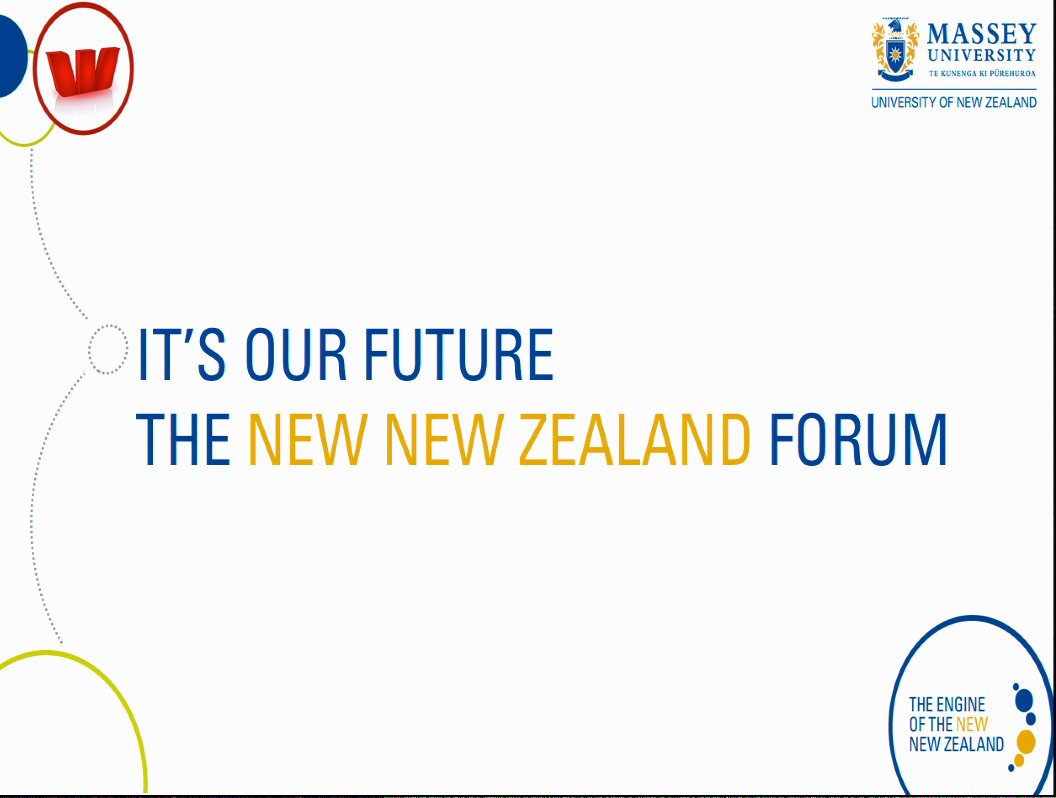 It’s Our Future – The new New Zealand Forum